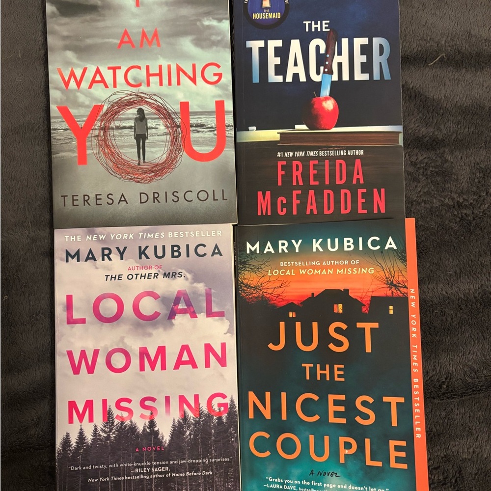 Set of Mystery Thriller Books